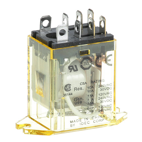 18A034 Ultrafryer Relay,flange mounted , 24vac