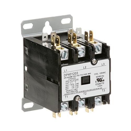 11225 Keating Contactor (3 pole,40 amp,120v)