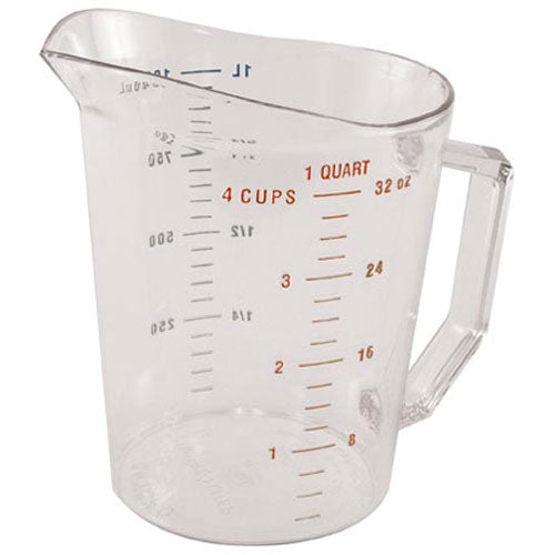 3216 Rubbermaid 1 qt measuring cup-135 clear