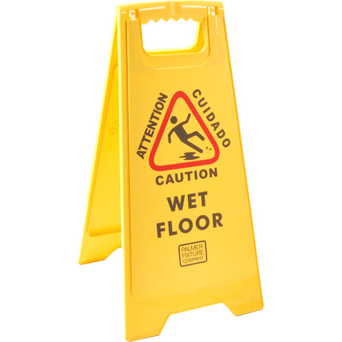 6112 Rubbermaid Sign,floor , caution,a-frame