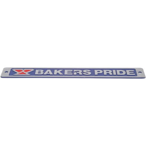 U1043X Bakers Pride Nameplate