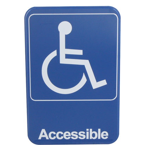 5644 Vollrath/Idea-Medalie Sign,handicap , blue, 6x9
