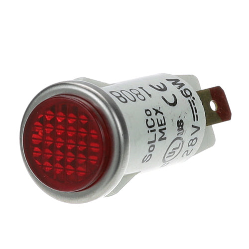 AT0E1800-2 Accutemp Light,indicator , red,28v,.6w