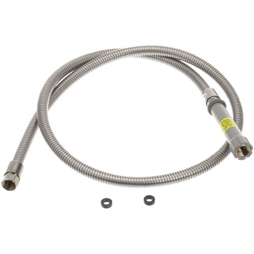 B68H T&S Brass S/s flexible hose 68