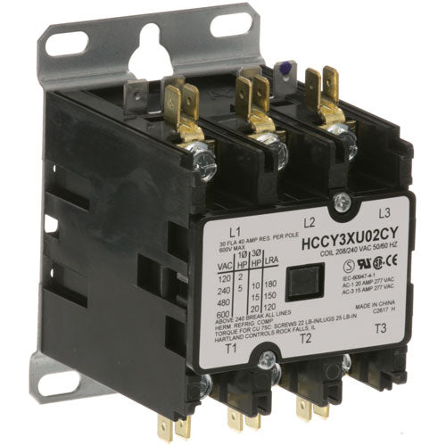 C25DND330B Hubbell Contactor 3p 30/40a 208/240v