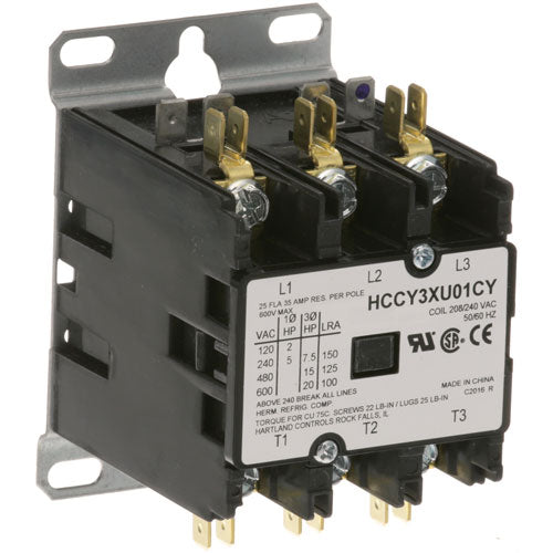 AS-1119522 APW Contactor 3p 25/35a 208/240v