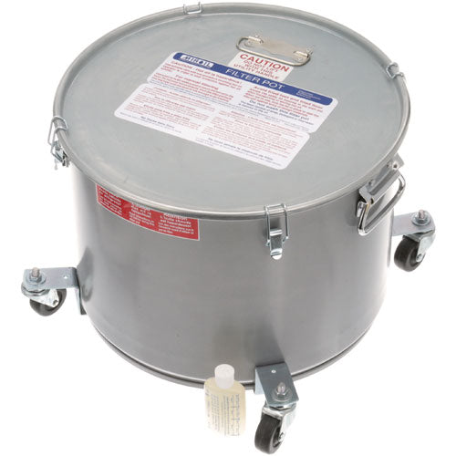 60LBKC Miroil Pot/lid, oil filter -w/casters