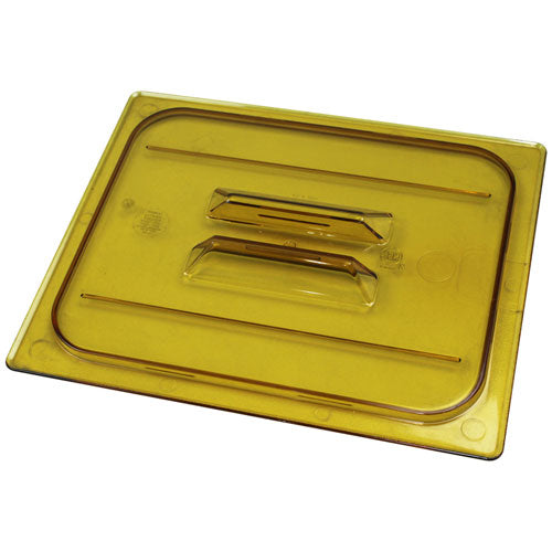 20HPCH150 Cambro Hot pan lid half sz-150 amber