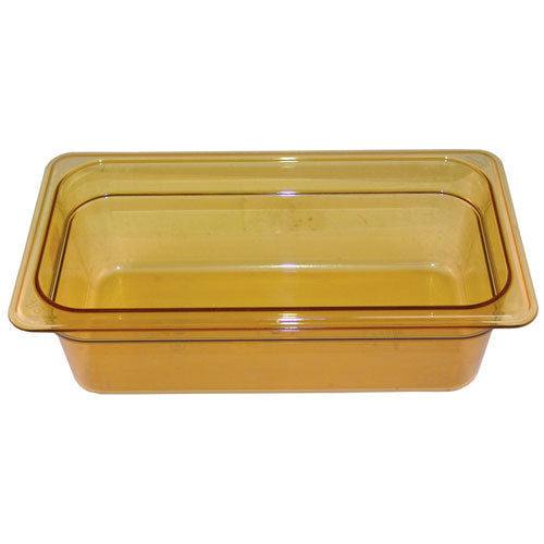 FG217P00AMBR Rubbermaid Hot pan 1/3 x 4-150 amber