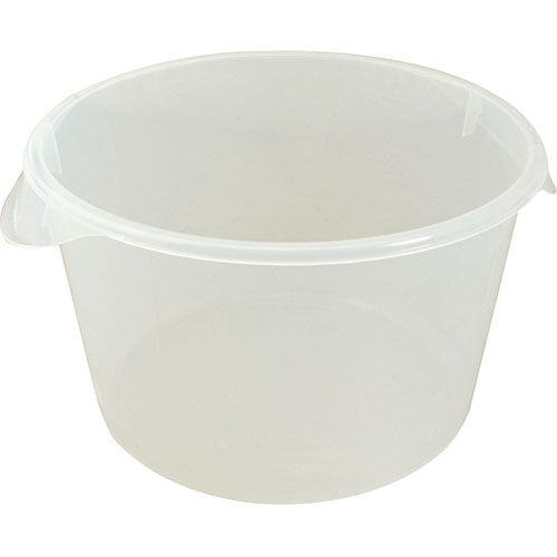 RBMDFG572624CLR Rubbermaid Container,12qt round (clear) lemonade